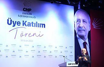Kılıçdaroğlu, CHP Esenler İlçe Başkanlığı Üye Katılım Töreni'nde konuştu:
