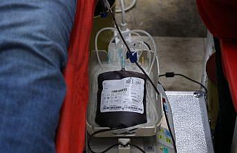 Emniyetinin kan bağışı anonsu üzerine polis memurları kan vermeye koştu