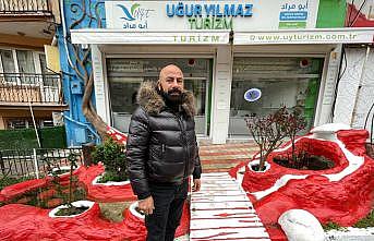 Bursa'da korkuluk hırsızlığı güvenlik kamerasına yansıdı
