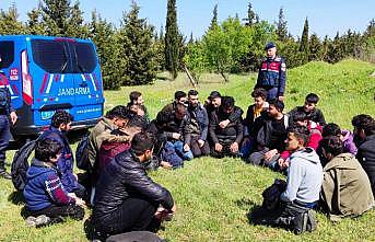 Kırklareli'nde 156 düzensiz göçmen yakalandı