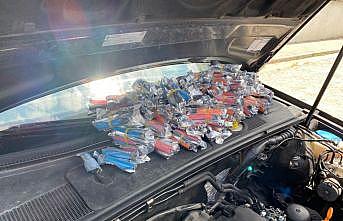 Kapıkule'de gümrük trafiğinden şüphelenilen otomobillerde elektronik sigara ele geçirildi