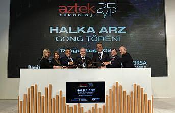 Borsa İstanbul'da gong Aztek Teknoloji için çaldı
