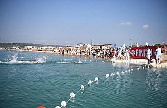 Saros Köfezi'nde Açık Su Yüzme Şampiyonası başladı