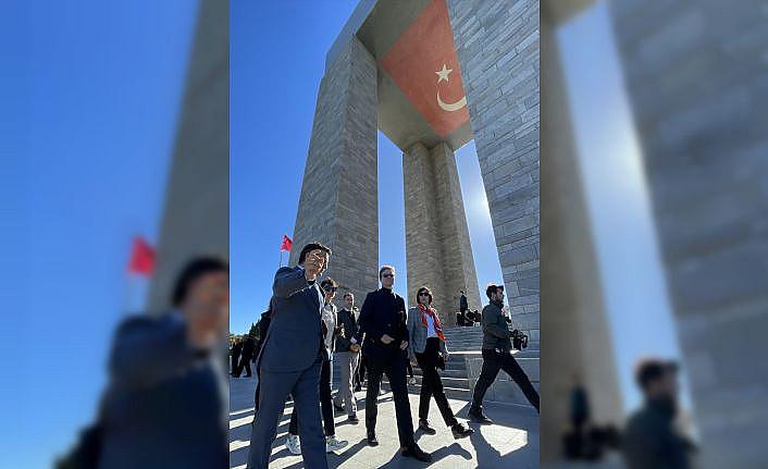 AB Türkiye Delegasyonu Başkanı Meyer-Landrut, Gelibolu Tarihi Alanı'nı gezdi