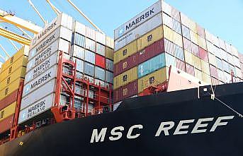Dev konteyner gemisi MSC Reef Tekirdağ'da