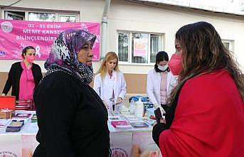 Köy sakini kadınlara meme kanseri taraması yapıldı