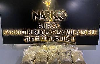 Bursa'da 20 kilo 481 gram uyuşturucu ele geçirildi