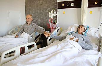 Adıyaman'da enkazdan yaralı çıkan yaşlı çiftin tedavileri Tekirdağ'da sürüyor
