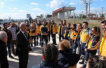 Edirne ve Tekirdağ'dan 95 gönüllü daha deprem bölgesine gönderildi