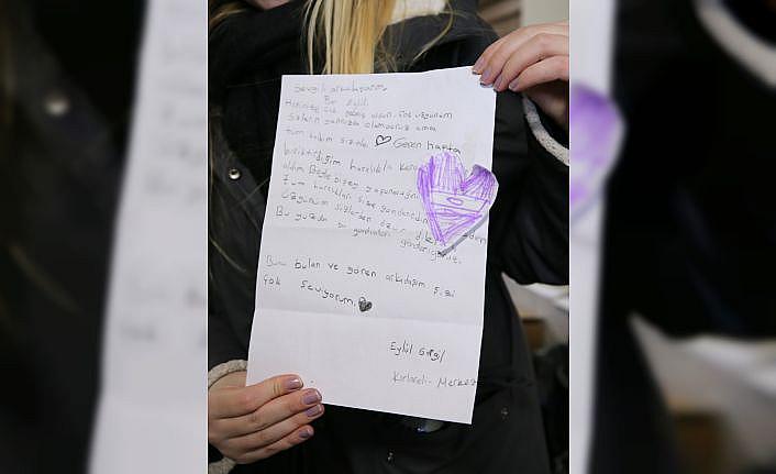 Kırklarelili 7 yaşındaki Eylül'ün deprem bölgesine gönderilecek yardım kolisindeki notu duygulandırdı