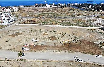 Sakarya Büyükşehir Belediyesi İskenderun'da konteyner kent çalışmasına başladı