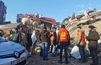 TKP deprem bölgesinden bildiriyor