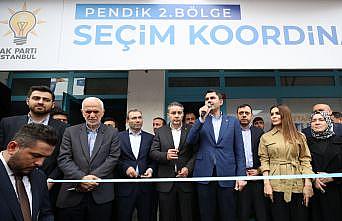 Bakan Kurum, AK Parti İstanbul 2. Bölge Seçim Koordinasyon Merkezi'nin açılışında konuştu