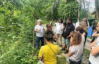 Çevre gönüllüleri Sarayiçi Tavuk Ormanı'nda inceleme gezisine katıldı