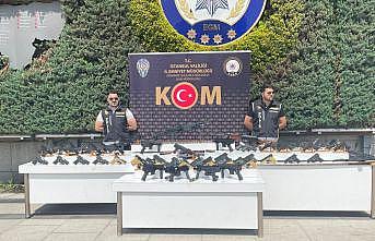 İstanbul'da suç örgütlerine silah temin eden 5 şüpheli tutuklandı