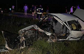 Tekirdağ'da otomobillerin çarpıştığı kazada 4 kişi yaralandı