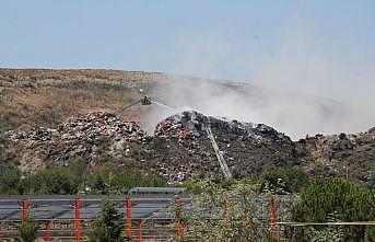 Kocaeli'de atık depolama sahasında çıkan yangın söndürüldü