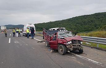 Kuzey Marmara Otoyolu'ndaki zincirleme trafik kazasında 6 kişi yaralandı