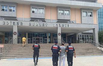 Edirne'de elektrik kablosu çalarken suçüstü yakalanan zanlı tutuklandı