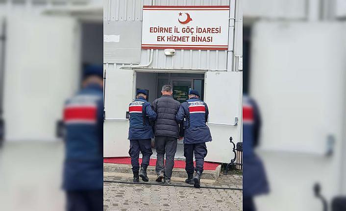 İnterpol'ün kırmızı bültenle aradığı yabancı uyruklu şüpheli Edirne'de yakalandı