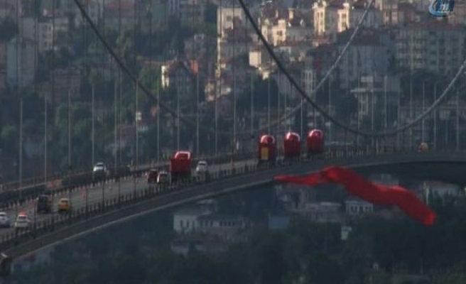 15 Temmuz Şehitler Köprüsü yeniden trafiğe açıldı