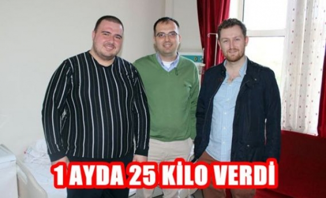 1 Ayda 25 Kilo Verdi
