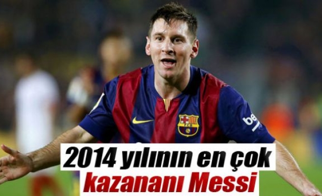 2014 yılının en çok kazananı Messi