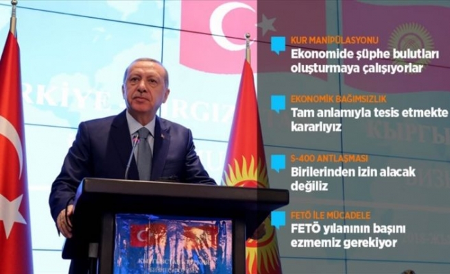 Cumhurbaşkanı Erdoğan: Doların egemenliğine son vermemiz gerekiyor
