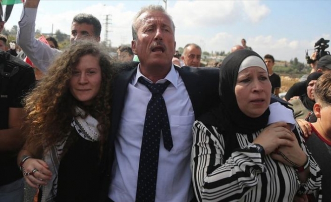 İsrail'den Filistinli cesur kız Temimi ve ailesine yurt dışı yasağı