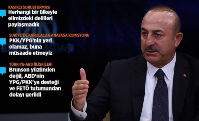 Bakan Çavuşoğlu'ndan Kaşıkçı açıklaması
