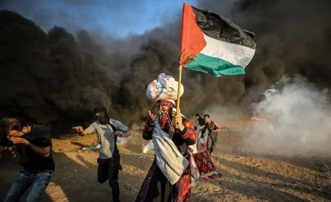 İsrail kurşunları Filistinlileri yıldırmıyor