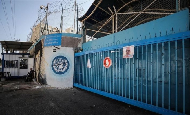 UNRWA'nın Gazze'deki kurumlarında genel greve gidildi