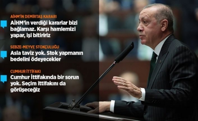 Cumhurbaşkanı Erdoğan: AİHM'in verdiği kararlar bizi bağlamaz