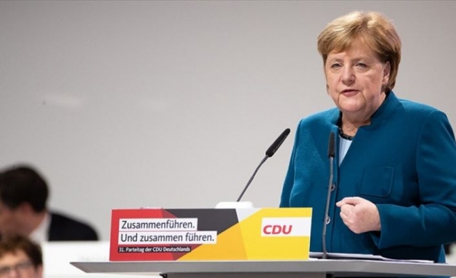 Merkel, CDU genel başkanı olarak son kez konuştu