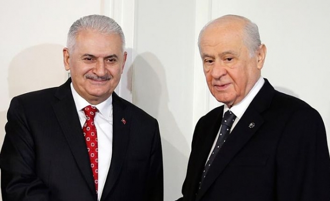 TBMM Başkanı Yıldırım MHP Genel Başkanı Bahçeli'yi ziyaret etti