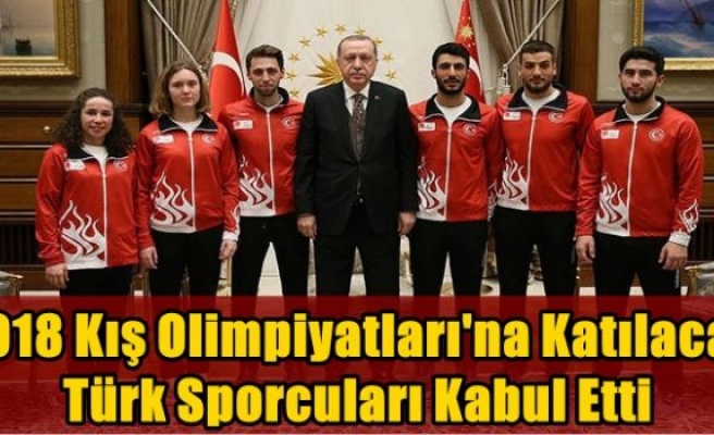 2018 Kış Olimpiyatları'na katılacak Türk sporcuları kabul etti