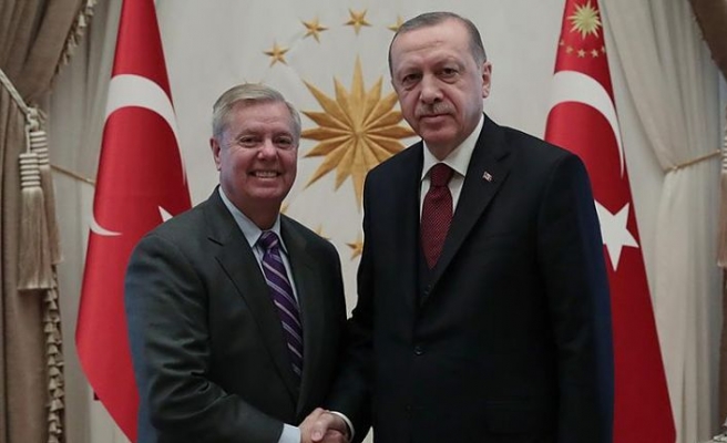 Cumhurbaşkanı Erdoğan, ABD'li senatör Graham'ı kabul etti