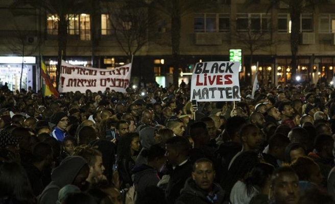 İsrail'deki Etiyopyalı Yahudiler 'polis vahşetini' protesto etti