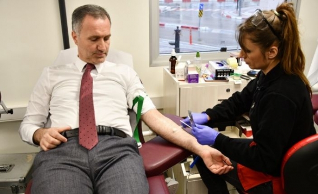 İnegöl Belediyesi Öykü Arin İçin Kan Bağışı Kampanyası Düzenledi
