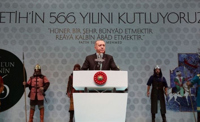 Cumhurbaşkanı Erdoğan: İstanbul'u kaybetmenin acısını 566 senedir içlerinden atamayanlar var
