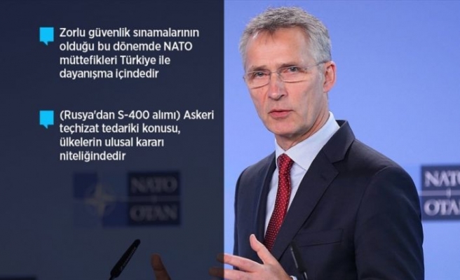 NATO Genel Sekreteri Stoltenberg AA'ya konuştu