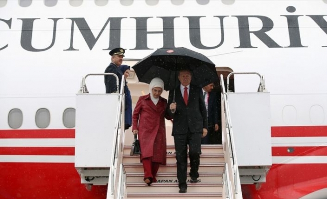 Cumhurbaşkanı Erdoğan G20 Liderler Zirvesi için Japonya'da