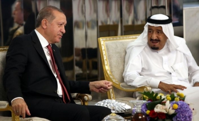 Cumhurbaşkanı Erdoğan ile Suudi Arabistan Kralı Selman görüştü