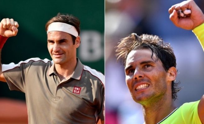 Fransa Açık'ta Nadal ve Federer yarı finalde