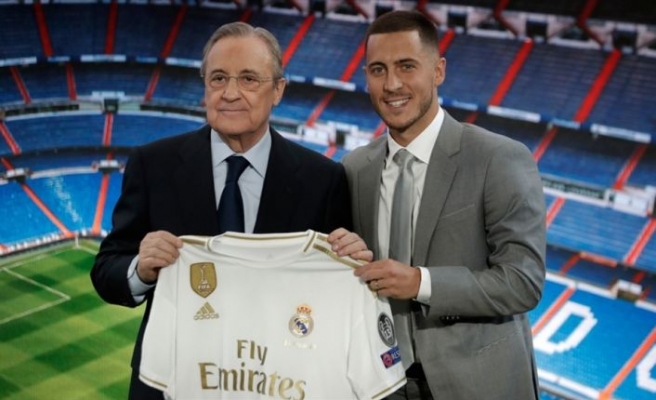 Real Madrid, en pahalı transferi Hazard'ı tanıttı