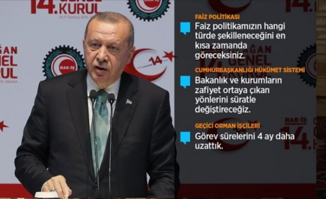 Cumhurbaşkanı Erdoğan'dan Merkez Bankası açıklaması