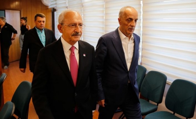 Kılıçdaroğlu Türk-İş'i ziyaret etti