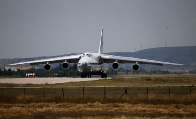 S-400 sevkiyatı kapsamında 13. uçak Mürted'e indi
