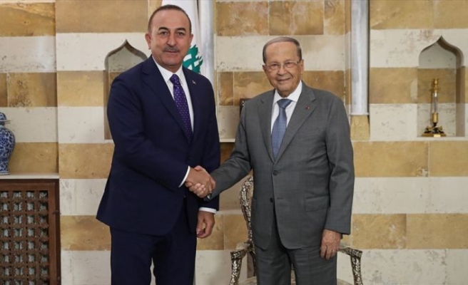 Çavuşoğlu Lübnan Cumhurbaşkanı ile bölgesel konuları görüştü