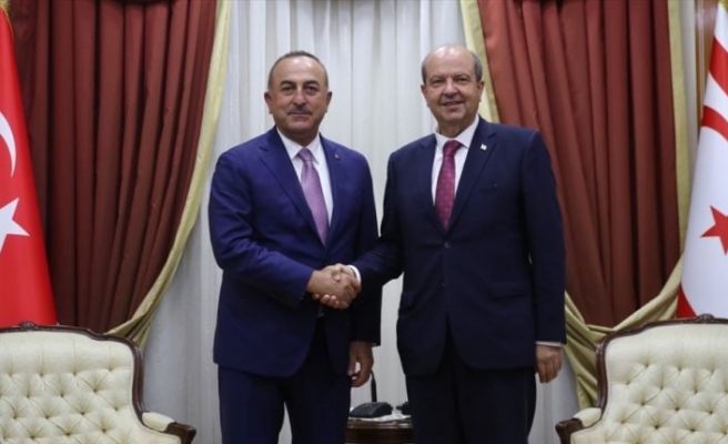 Çavuşoğlu, KKTC Başbakanı Tatar ile görüştü